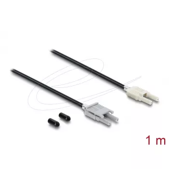 Światłowodowy adapter kablowyowy DELOCK 91027 wielomodowy 100 cm czarny/szary, 1 szt.