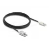 adapter kablowya światłowodowego DELOCK 91028 wielomodowy, 2 m, czarny/szary