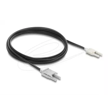 adapter kablowya światłowodowego DELOCK 91028 wielomodowy, 2 m, czarny/szary