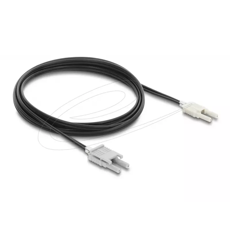 adapter kablowya światłowodowego DELOCK 91028 wielomodowy, 2 m, czarny/szary