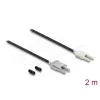 adapter kablowya światłowodowego DELOCK 91028 wielomodowy, 2 m, czarny/szary