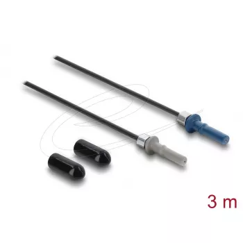 Światłowodowy adapter kablowya DELOCK 91035 wielomodowy 3 m, czarny/szary/niebieski, 1 szt.