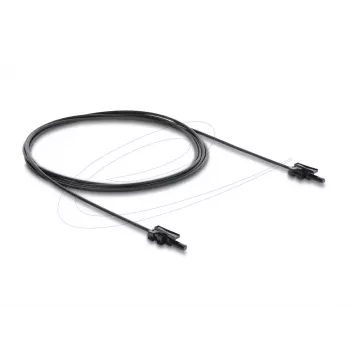 DELOCK Plastic POF Fiber Optic kabel HFBR 4532‑4532Z Simplex ST‑to‑ST 2m