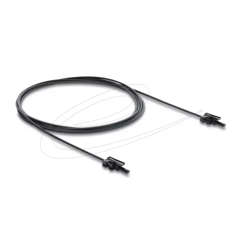 DELOCK Plastic POF Fiber Optic kabel HFBR 4532‑4532Z Simplex ST‑to‑ST 2m