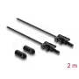 DELOCK Plastic POF Fiber Optic kabel HFBR 4532‑4532Z Simplex ST‑to‑ST 2m