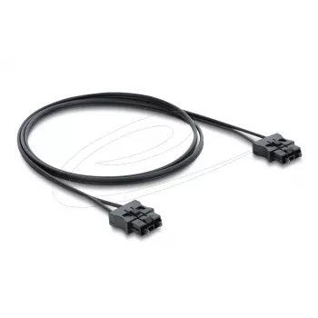 Kabel krosowy światłowodowy DELOCK 91045 POF plastikowy ST na ST 1 m czarny