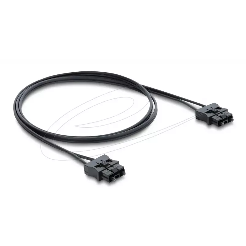 Kabel krosowy światłowodowy DELOCK 91045 POF plastikowy ST na ST 1 m czarny