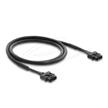 DELOCK Fiber Optic POF Plastic Servo Patch kabel ST to ST 1 m, czarny