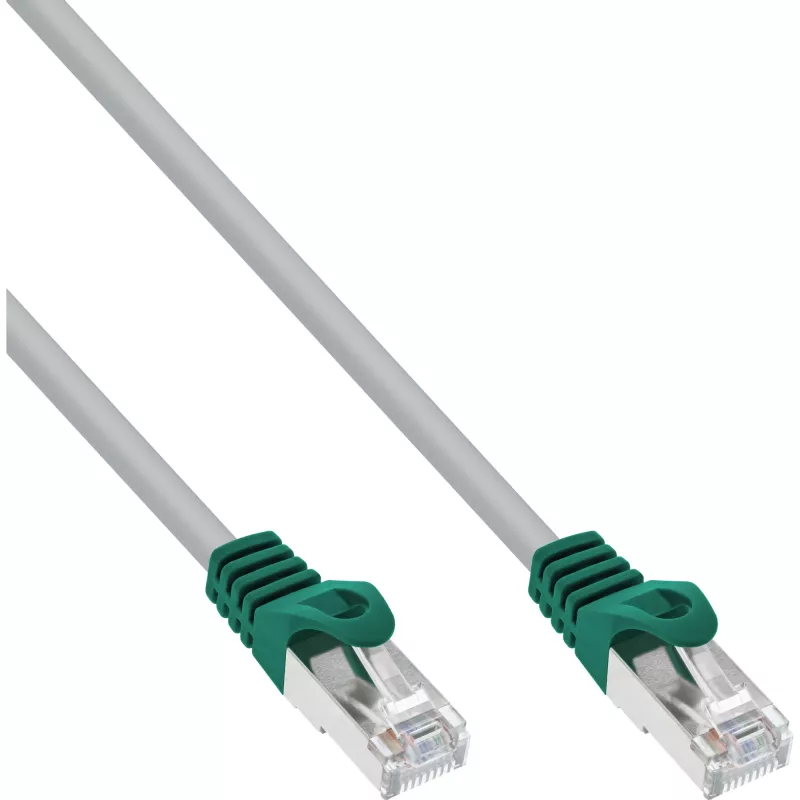 InLine kabel krosowy PC do PC SF/UTP kat. 5e szary 3 m