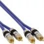 InLine Premium kabel audio RCA 2x RCA męski / męski pozłacany 2m