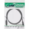 InLine FireWire 400 na 800 1394b Kabel 4/9 Pin Męski 1.8m Czarny