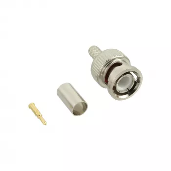 InLine BNC Crimping Plug for RG59 Video kabel, Bronze, 7 g, 70 mm, 123 mm, 15 mm, 9 g