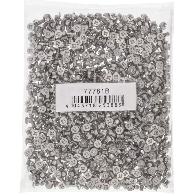 InLine Śruba do HDD/SSD 3,5 cala, 3 mm, łeb płaski, srebrna, opak. 1000 szt.