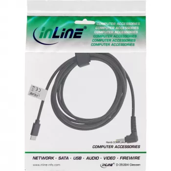InLine USB-C do BenQ/ASUS Notebook (okrągła/mała) kabel ładujący, 2m