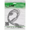 InLine Kabel Y ładujący USB 4w1, 1x USB-A męski do 4x USB-C męski, czarny 2 m