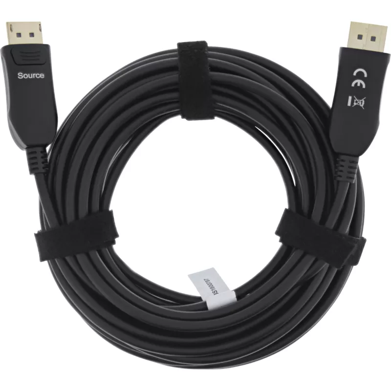 InLine Kabel AOC DisplayPort 2.1, UHBR, czarny 30 m