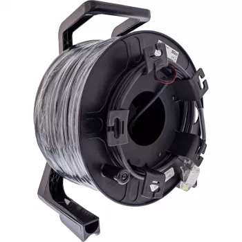 Szpula kabla sieciowego InLine IP67 Outdoor PUR Harting, Cat.6A S/FTP, 90m