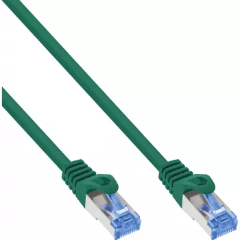 Kabel sieciowy InLine 72633G zielony 0,3 m Cat6a S/FTP (S-STP)