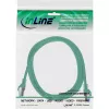 Kabel sieciowy InLine 72633G zielony 0,3 m Cat6a S/FTP (S-STP)