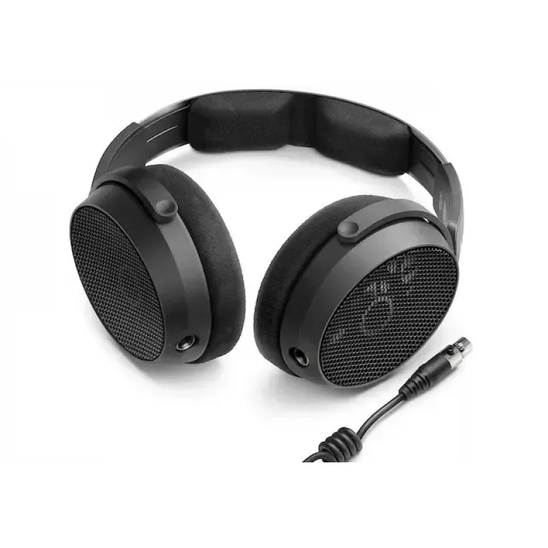 Przewodowe studyjne słuchawki nauszne Sennheiser HD 490 PRO PLUS — Otwarta akustyka, przetworniki 38 mm, 130 Ω, kabel 1,8 m, składane, czarne