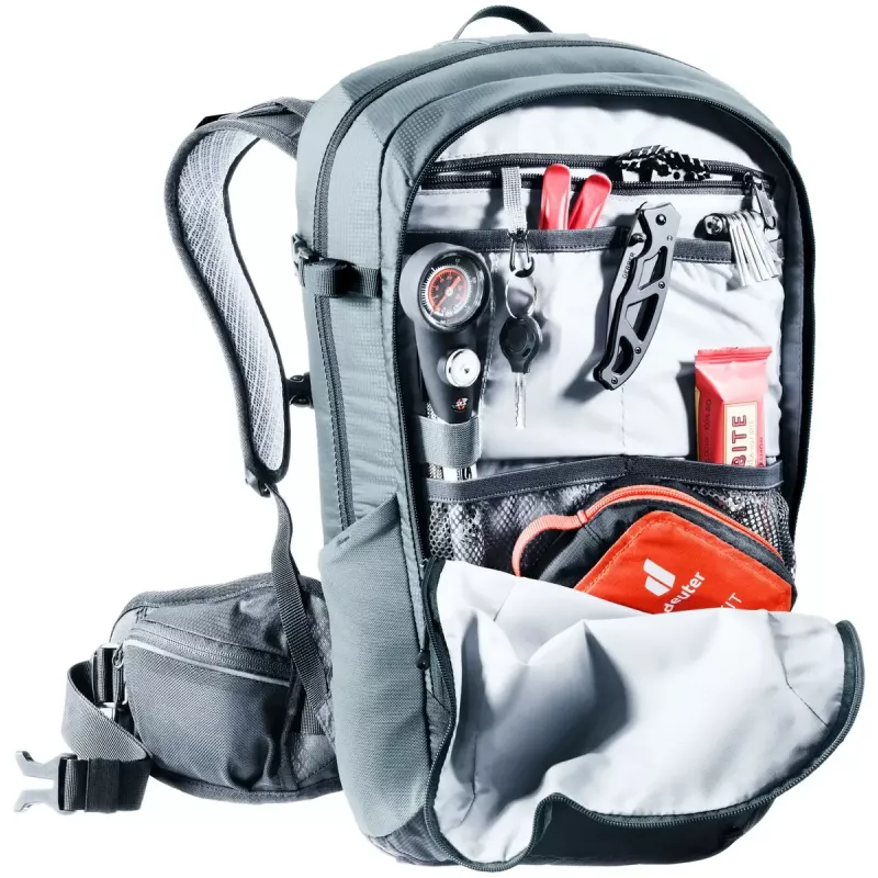 Plecak rowerowy Deuter Flyt 12 SL szary poliamid poliester