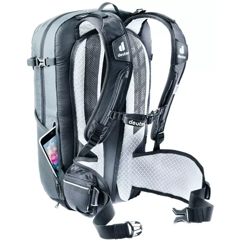 Plecak rowerowy Deuter Flyt 12 SL szary poliamid poliester