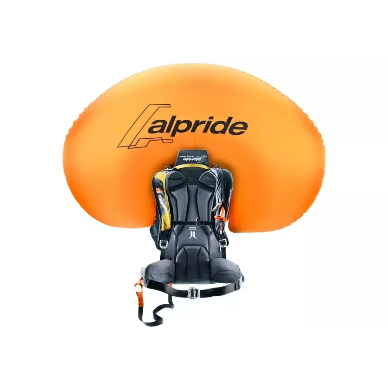 Plecak lawinowy DEUTER Alproof Lite 22 – 22 L, kurkuma/czarny, lekki, wytrzymały