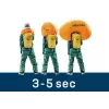 Plecak lawinowy DEUTER Alproof Lite 22 – 22 L, kurkuma/czarny, lekki, wytrzymały