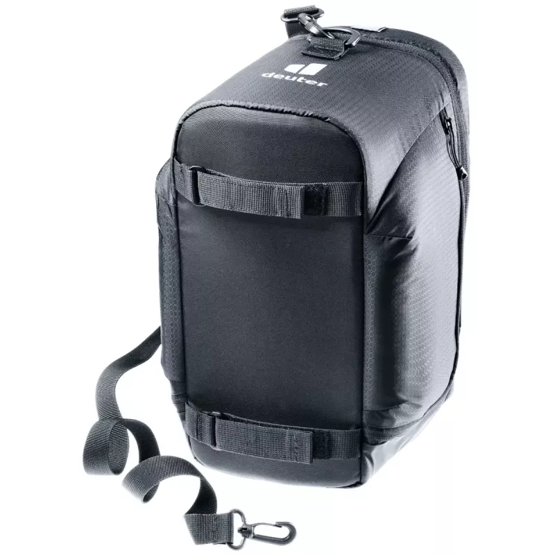Torba rowerowa na bagażnik DEUTER Rack Bag 10 — montaż z tyłu, 10 L, tkanina, 180×310×220 mm, czarna