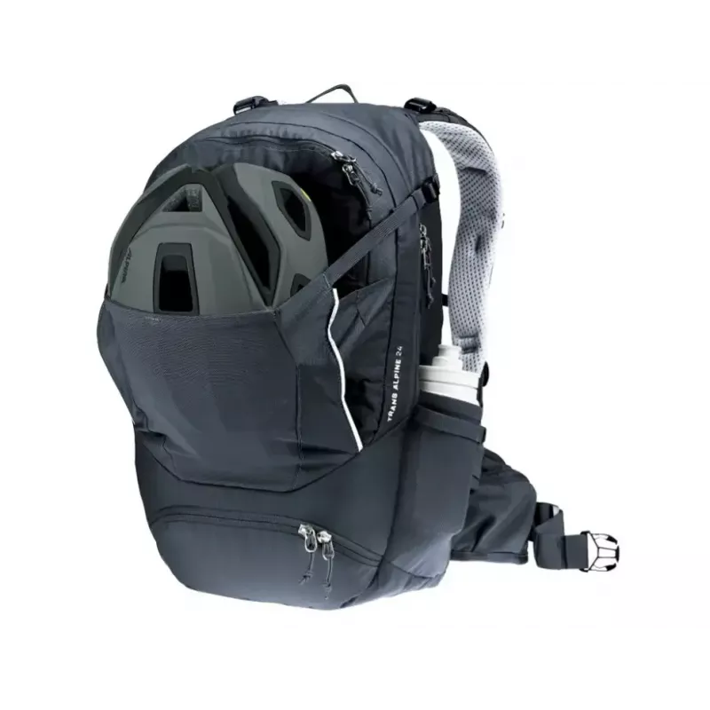 Plecak DEUTER Trans Alpine 24 — plecak rowerowy, 24 l, czarny