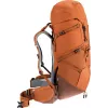 Plecak trekkingowy DEUTER Aircontact Core 45+10 SL — kasztanowo-umbra, pojemność 45+10 l