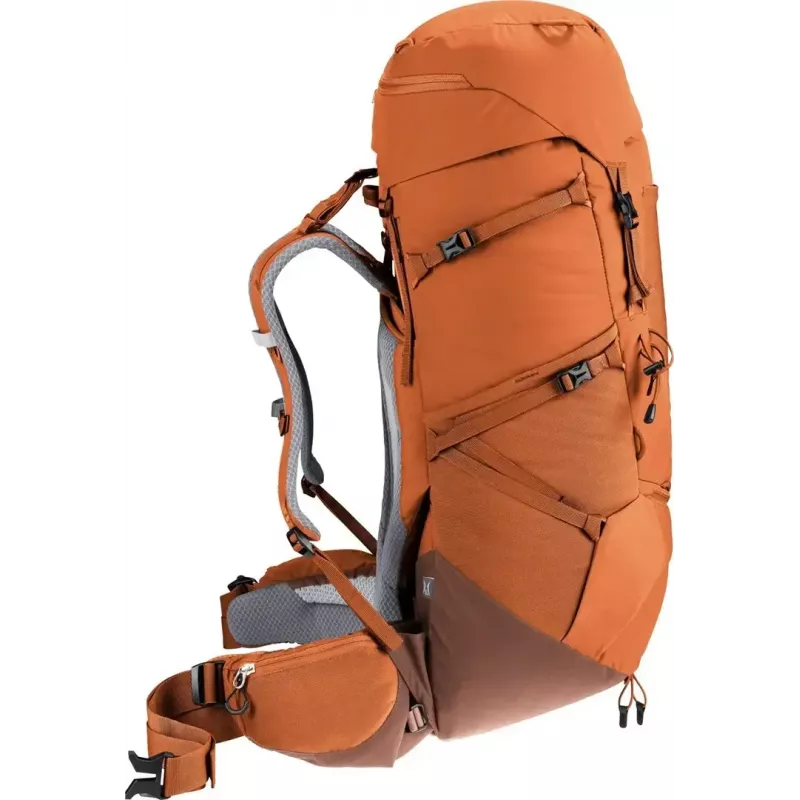 Plecak trekkingowy DEUTER Aircontact Core 45+10 SL — kasztanowo-umbra, pojemność 45+10 l