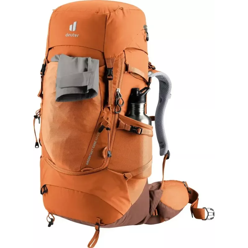 Plecak trekkingowy DEUTER Aircontact Core 45+10 SL — kasztanowo-umbra, pojemność 45+10 l