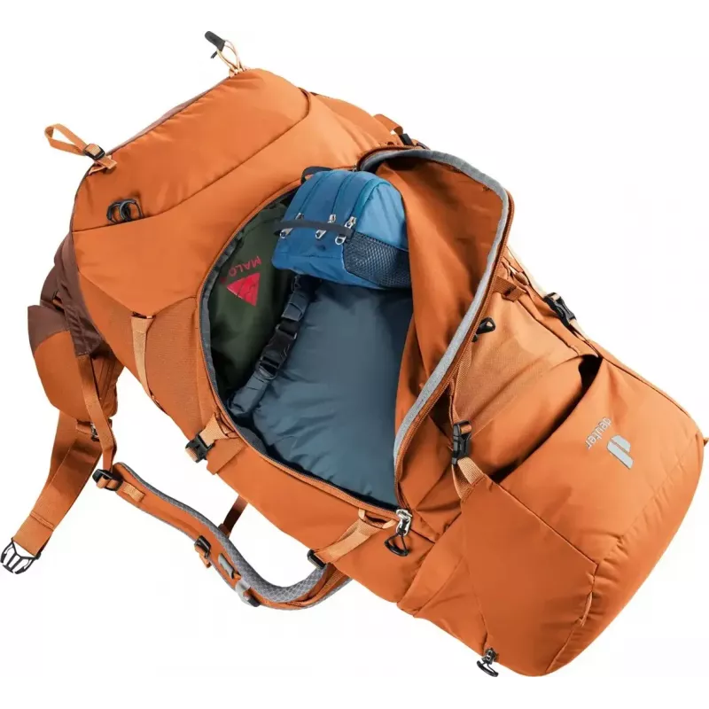 Plecak trekkingowy DEUTER Aircontact Core 45+10 SL — kasztanowo-umbra, pojemność 45+10 l