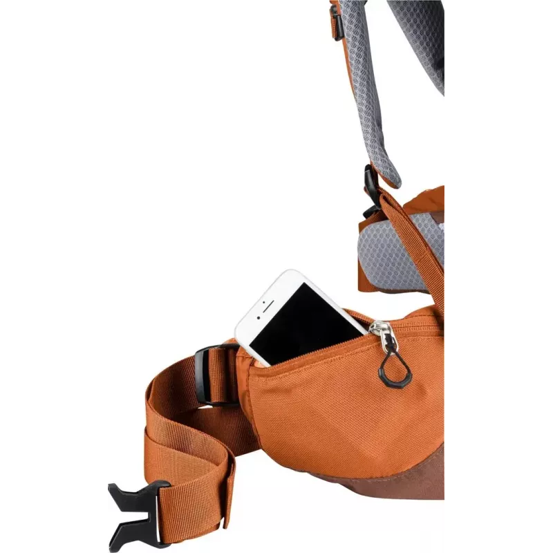 Plecak trekkingowy DEUTER Aircontact Core 45+10 SL — kasztanowo-umbra, pojemność 45+10 l