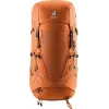 Plecak trekkingowy DEUTER Aircontact Core 45+10 SL — kasztanowo-umbra, pojemność 45+10 l