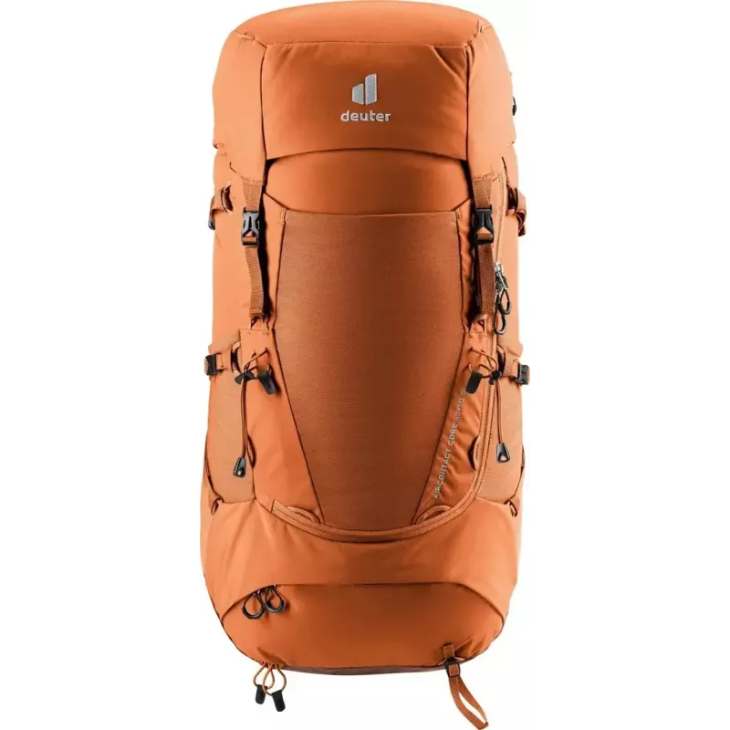 Plecak trekkingowy DEUTER Aircontact Core 45+10 SL — kasztanowo-umbra, pojemność 45+10 l