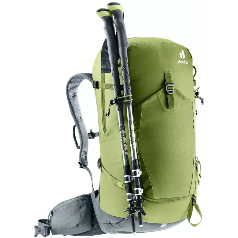 Plecak turystyczny DEUTER Trail Pro 33 — 33 L, poliamid, pokrowiec przeciwdeszczowy, wentylacja, pas biodrowy
