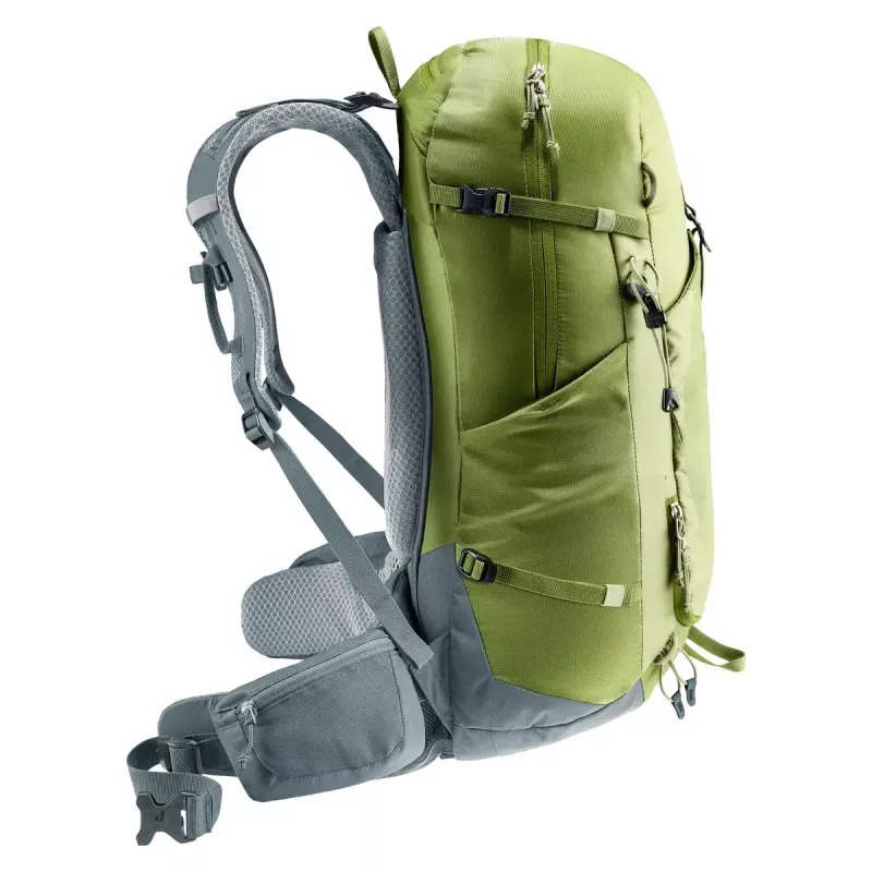 Plecak turystyczny DEUTER Trail Pro 33 — 33 L, poliamid, pokrowiec przeciwdeszczowy, wentylacja, pas biodrowy