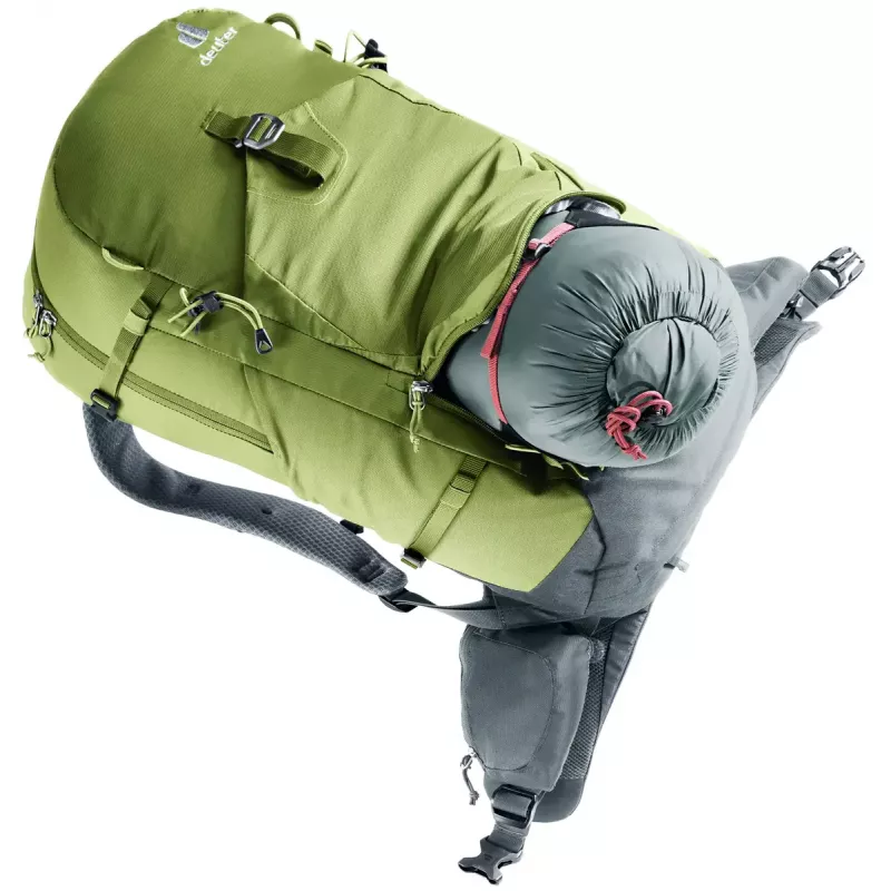 Plecak turystyczny DEUTER Trail Pro 33 — 33 L, poliamid, pokrowiec przeciwdeszczowy, wentylacja, pas biodrowy