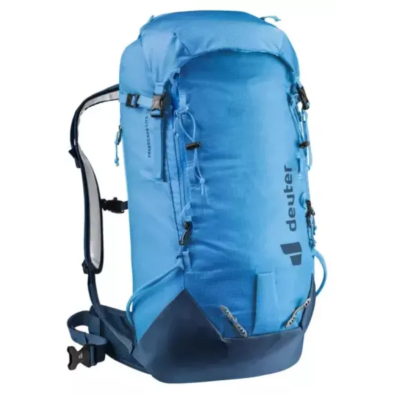 Plecak DEUTER Freescape Lite 26 L — bezramowy plecak skiturowy, 26 L, 1,18 kg, ładowanie od góry, niebieski