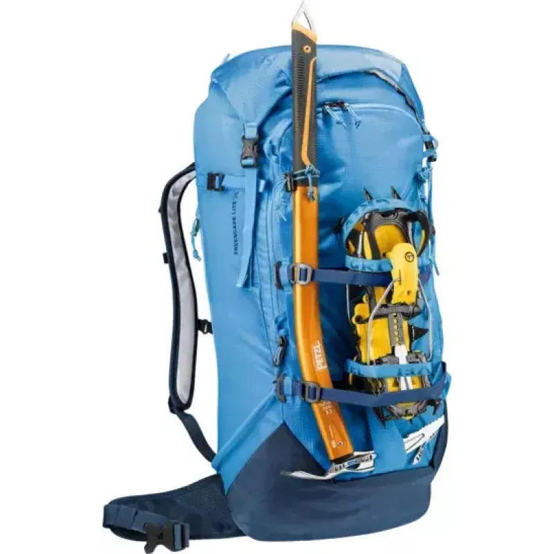 Plecak DEUTER Freescape Lite 26 L — bezramowy plecak skiturowy, 26 L, 1,18 kg, ładowanie od góry, niebieski