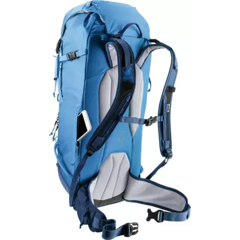 Plecak DEUTER Freescape Lite 26 L — bezramowy plecak skiturowy, 26 L, 1,18 kg, ładowanie od góry, niebieski