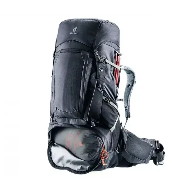 Plecak DEUTER Aircontact Pro 75+10 — pojemność 75+10 L, czarny, wytrzymały, wodoodporny