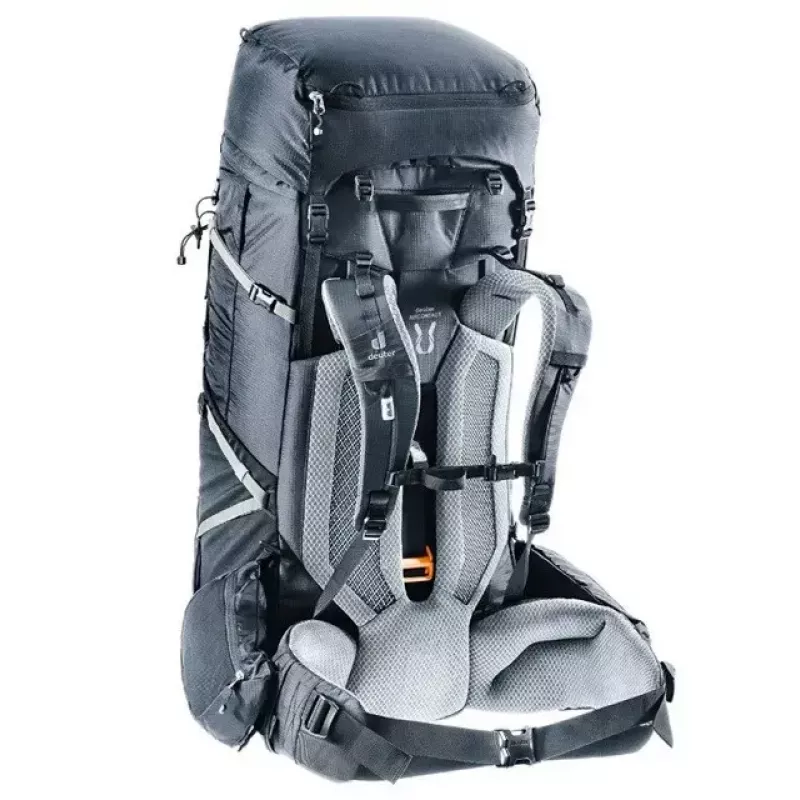 Plecak DEUTER Aircontact Pro 75+10 — pojemność 75+10 L, czarny, wytrzymały, wodoodporny