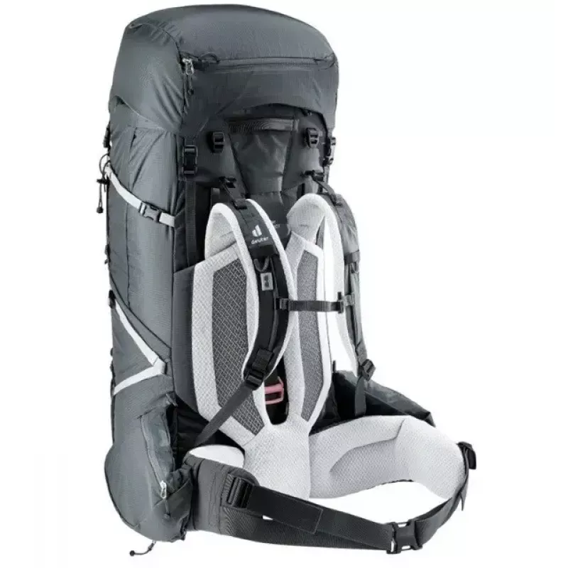 Plecak DEUTER Aircontact Pro 75+10 SL damski — 75+10 L, krój SL, grafitowy, 2,88 kg, nylon