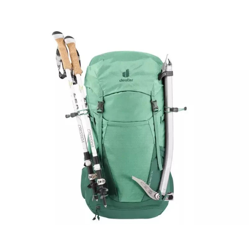 Plecak DEUTER Futura PRO 34 SL damski plecak turystyczny, 34 L, materiał z recyklingu, zielony