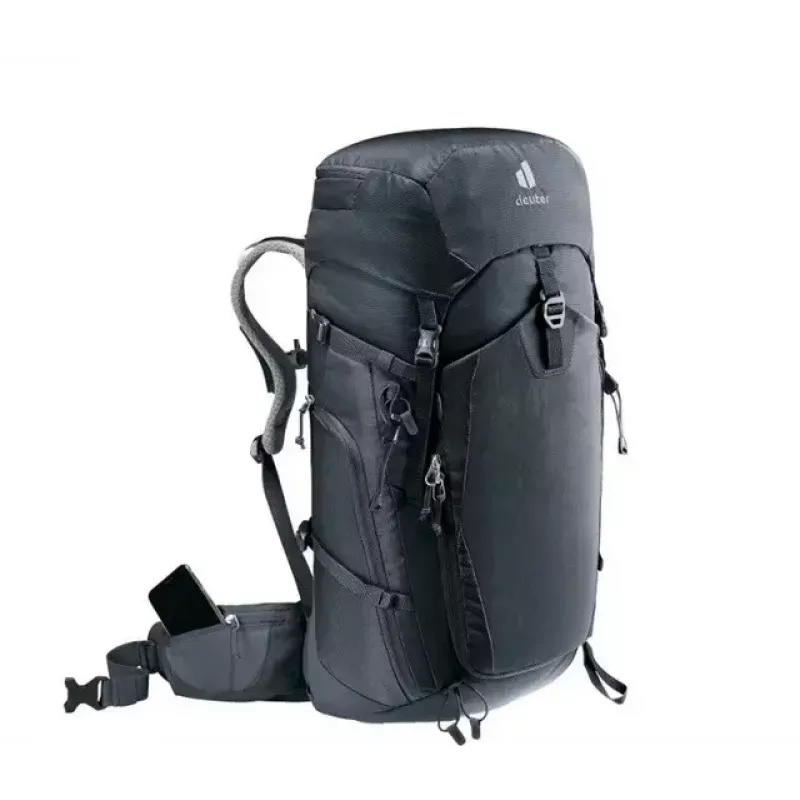Plecak DEUTER Trail PRO 34 SL — damski plecak turystyczny 34 L, lekki, wytrzymały, czarny