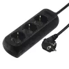 Hama 00108841 listwa przeciwprzepięciowa Czarny 3 gniazda AC 230 V 3 m
