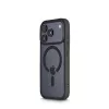 Etui Hama Frame Protect na telefon komórkowy 16 cm (6,3 cala) Pokrowiec Przezroczysty, Czarny